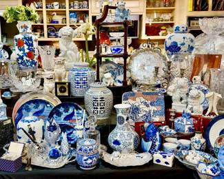MASSIVE FORT WORTH ESTATE SALE!  THE BIGGEST SALE THIS YEAR!!  TONS OF BLUE & WHITE CHINOISERIE!