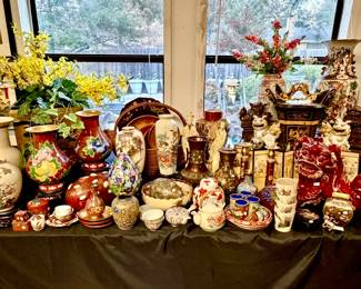 MORE CLOISONNE, SATSUMA, KUTANI WARE.