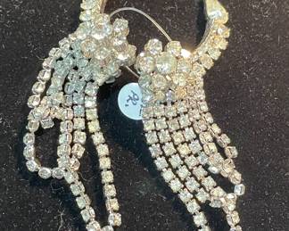 Vintage Rhinestone Earrings