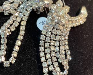 Vintage Rhinestone Earrings