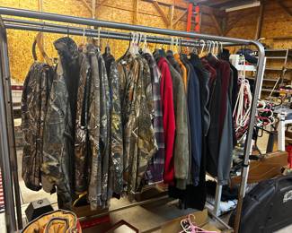 Lots of Hunting Gear! And Clothes Rack