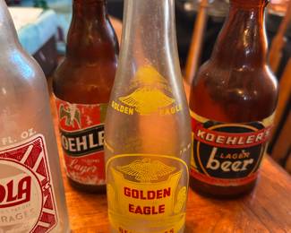 Golden Eagle and Koehler Bottles