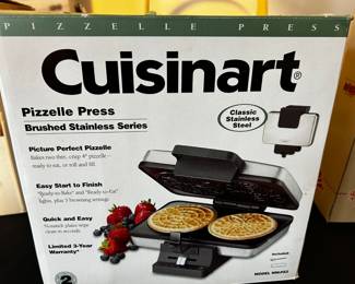 New Cuisinart Pizzelle Iron