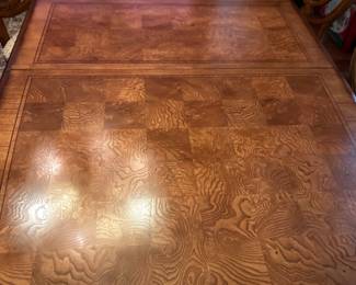 Dining Table w 6 Chairs, Leaf and Table Pad