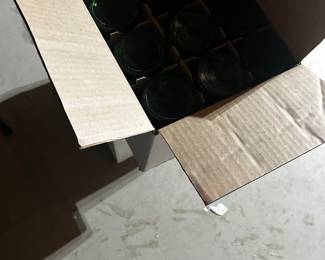 Cases of New Wine Bottles