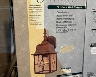 New Outdoor Light Fixtures