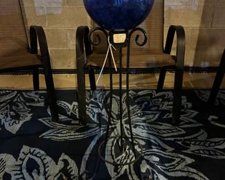 New Gazing Globe and Stand, Nice Patio Carpets