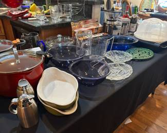 Lots of Serving Dishes