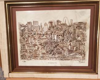 The Gateway City --- Artist Proof AP/2000