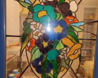 (2) of (2) Stained glass windows that lift out