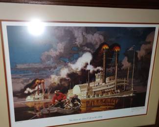 Dean Cornwall [The Race Natchez vs Robert E Lee]