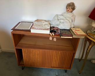 Mid-century modern record cabinet