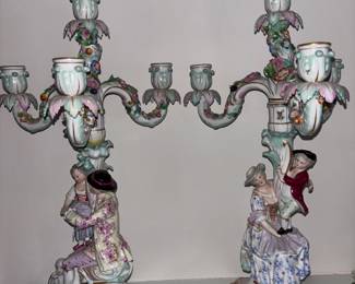 Dresden candelabras