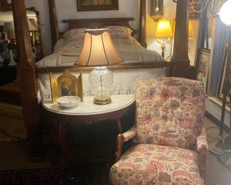 Incredible 1800’s linen roller bed