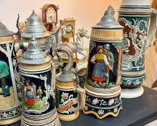 German Beer Stein Collection 
