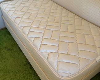 Clean twin size mattress and box spring 