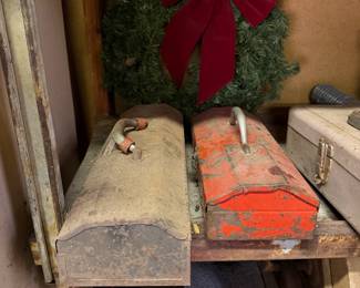 Vintage tool boxes