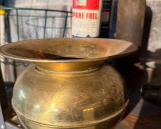 brass spittoon