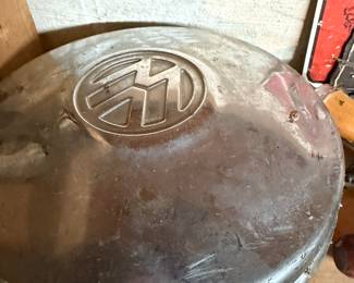 VW beetle "dog dish" style Chrome Hubcaps