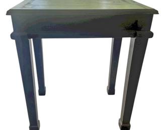 Black Wood End Table