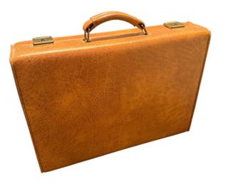 Cognac Colored Attache Case