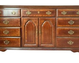 Twelve Drawer Wood Dresser