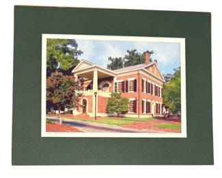 Dahlonega Square Giclee Print, Signed and Numbered in Hand by Alan Stuart Martin