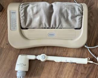 Brookstone Foot Massager And Panasonic Back Massager