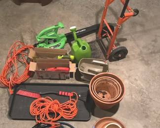 Hand Dolly, Portland Blower, Extension Cords And More