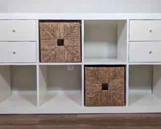 White Modular Storage Cabinet, Contemporary