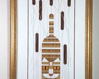 Edie Harper Nine Tails AP Serigraph, Signed