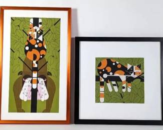 Charley Harper Treed And Limp On A Limb Gicle Prints