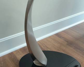 Modern Glass And Metal Martini Table