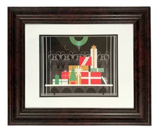 Charley Harper Gift Rapt Offset Lithograph