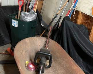 Outdoor Maintenance Craftsman 22 Hedge Trimmer Blower Rake Iron Tooth Rake