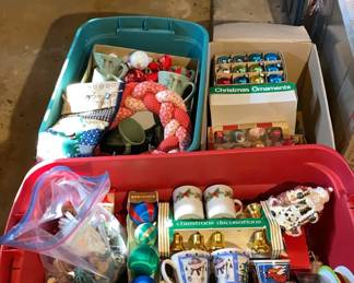 Christmas Decorations, Ornaments and Cups