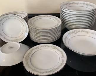 China Set Saucers And Bowls by Noritake