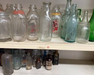 Unique Glass Bottles Woodlawn Cocacola 7UP