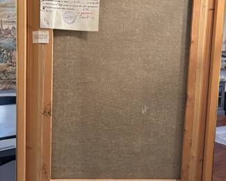 "Natura Morta" - Certified Authentic painting in the listing of Italian Artists- oil on canvas with rilievo - Contemporary Art