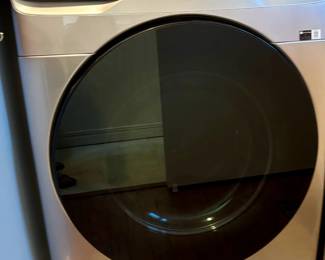 7.5 cu. ft. Vented Smart Stackable Electric Dryer in Platinum with Steam Sanitize