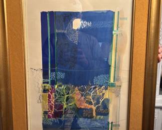 Authentic Italian orginial art, water color on canvas