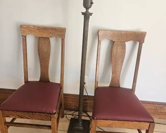 oak chairs