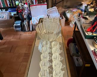 Punch bowl set