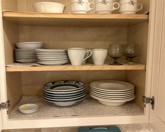 Kitchen plates cup dishes