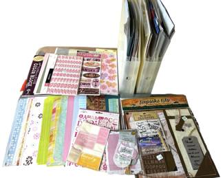 Large Scrapbooking Lot