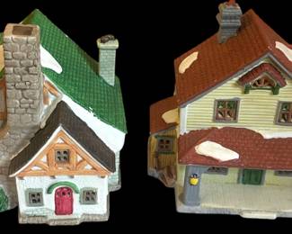 2 Lemax Christmas Village Houses