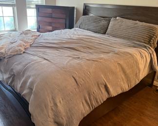King Size Modern Bed with two large drawers for extra storage
