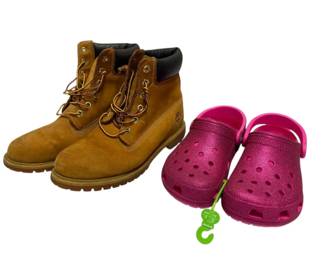 Timberland 10m  Womens Crocs 6m NWT