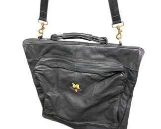 Michigan Student Athlete Genuine Leather Garment Bag