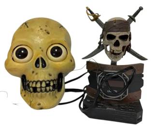 Pirate of the Carribean Skull Clock and More